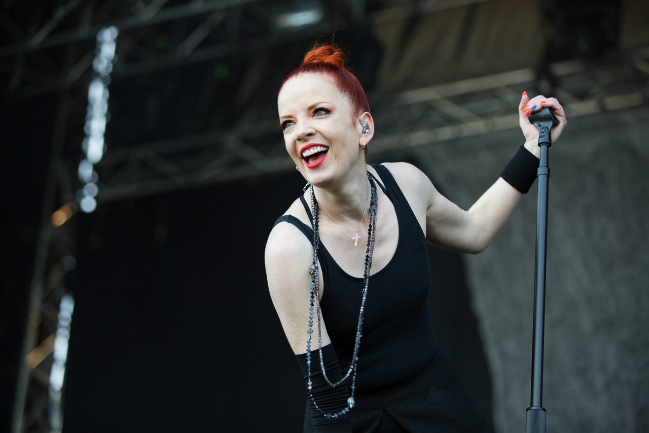 Shirley Manson from the band Garbage.